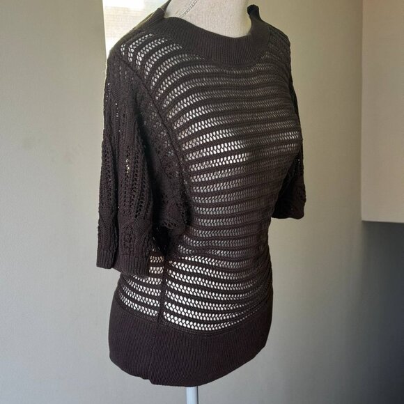 Banana Republic Knit Top in Brown – Size Small - Picture 4 of 7
